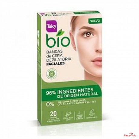 taky-bio-bandes-de-cire-de-visage-20-unites-big-0